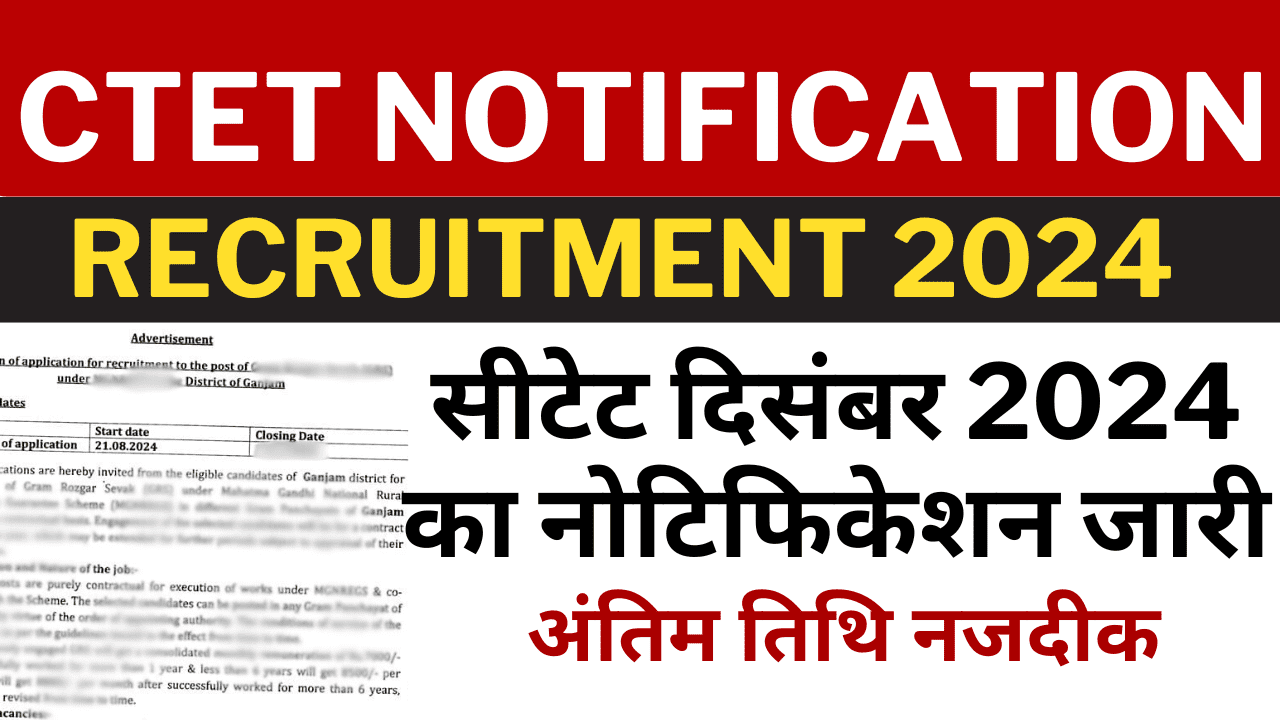 CTET December Notification 2024