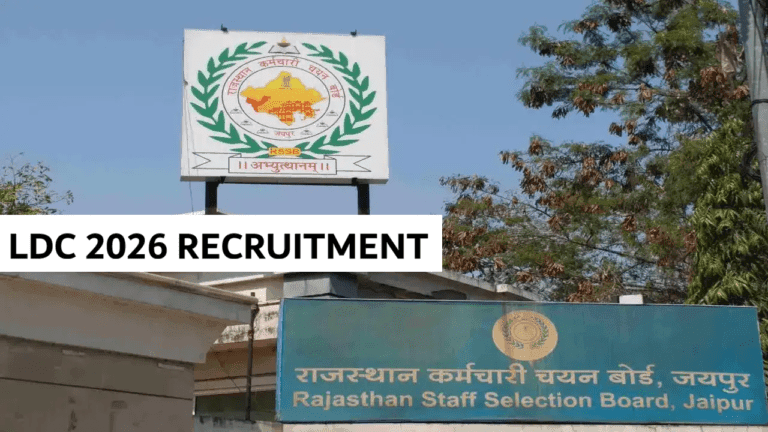 Rajasthan LDC Recruitment 2026