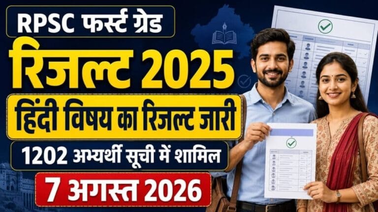RPSC 1st Grade Teacher Result 2026 1024x576 1