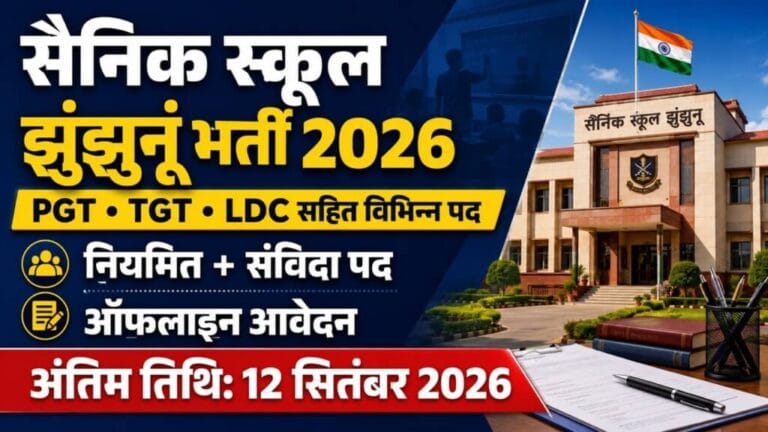 Sainik School Jhunjhunu Recruitment 2026 1024x576 1
