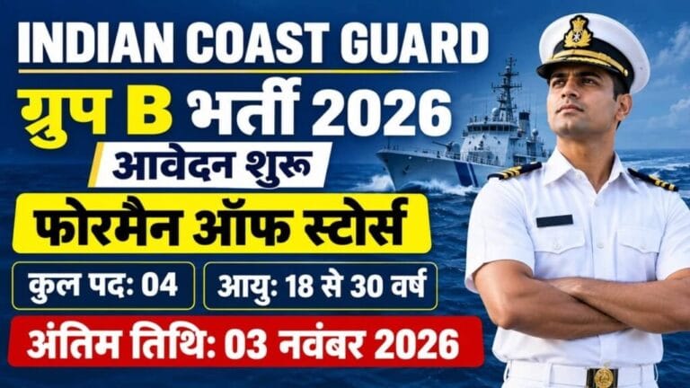 Indian Coast Guard Group B Recruitment 2026 1024x576 1